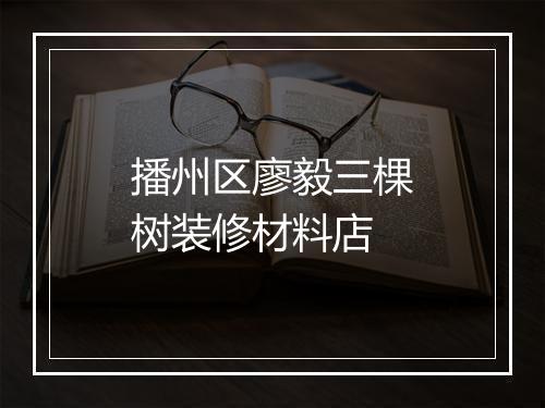 播州区廖毅三棵树装修材料店