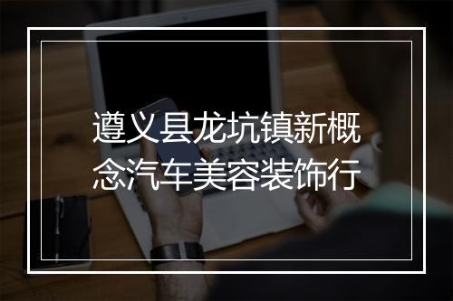 遵义县龙坑镇新概念汽车美容装饰行