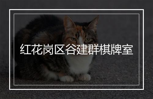 红花岗区谷建群棋牌室