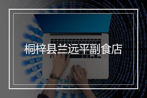 桐梓县兰远平副食店