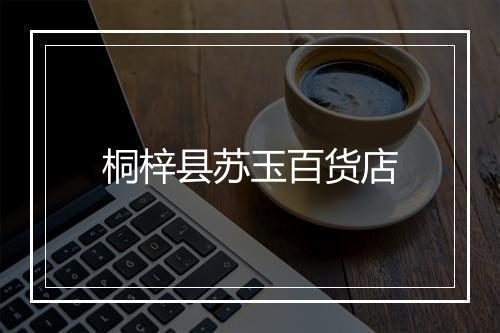 桐梓县苏玉百货店