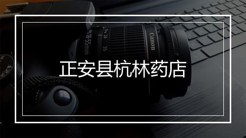 正安县杭林药店