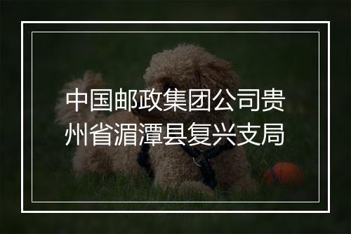 中国邮政集团公司贵州省湄潭县复兴支局