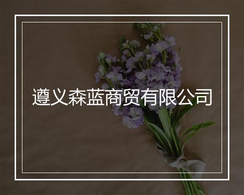 遵义森蓝商贸有限公司
