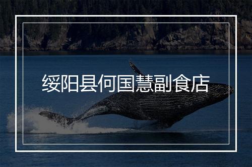 绥阳县何国慧副食店