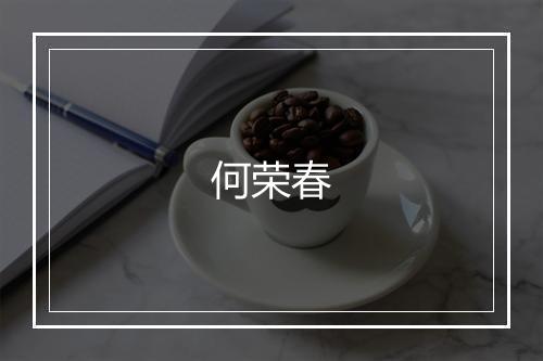 何荣春