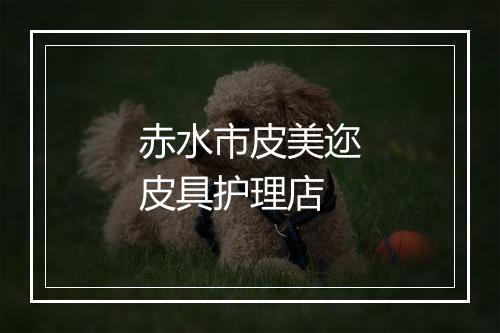 赤水市皮美迩皮具护理店