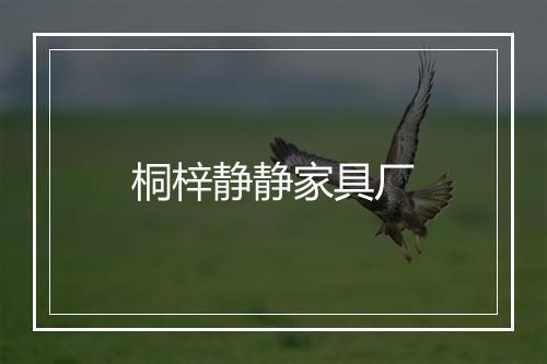 桐梓静静家具厂