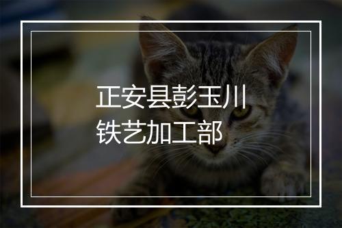正安县彭玉川铁艺加工部