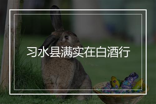 习水县满实在白酒行