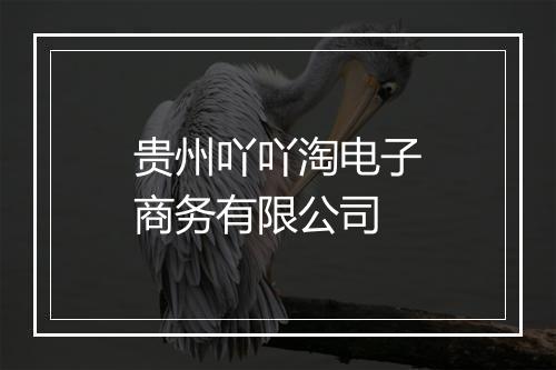 贵州吖吖淘电子商务有限公司
