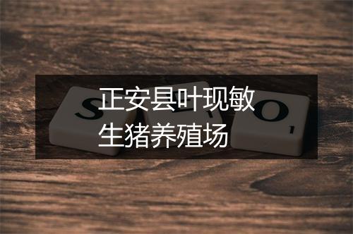 正安县叶现敏生猪养殖场