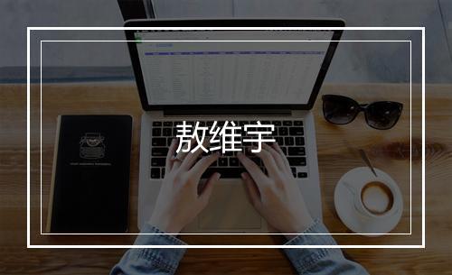敖维宇