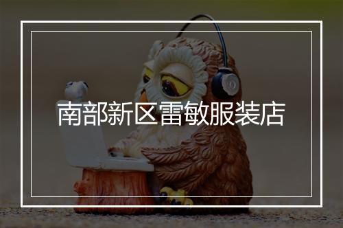 南部新区雷敏服装店