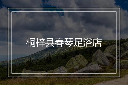 桐梓县春琴足浴店