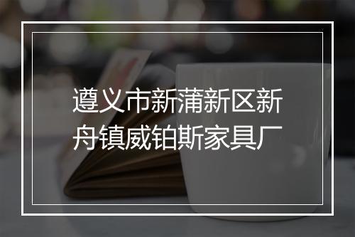 遵义市新蒲新区新舟镇威铂斯家具厂