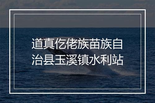道真仡佬族苗族自治县玉溪镇水利站