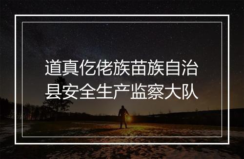 道真仡佬族苗族自治县安全生产监察大队