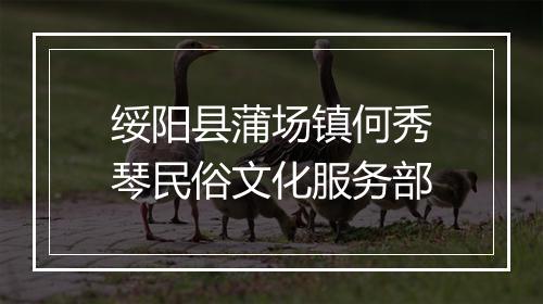 绥阳县蒲场镇何秀琴民俗文化服务部