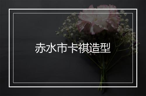 赤水市卡祺造型