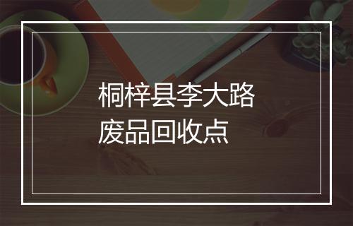 桐梓县李大路废品回收点