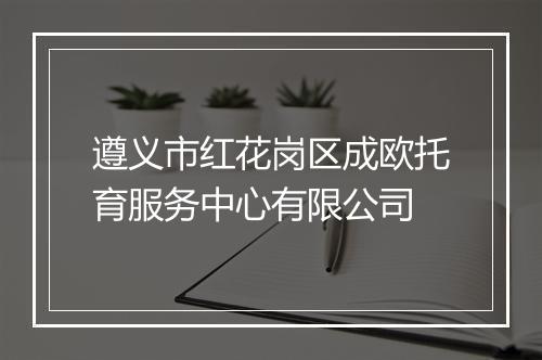 遵义市红花岗区成欧托育服务中心有限公司