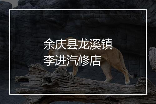 余庆县龙溪镇李进汽修店