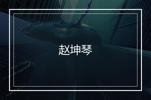 赵坤琴
