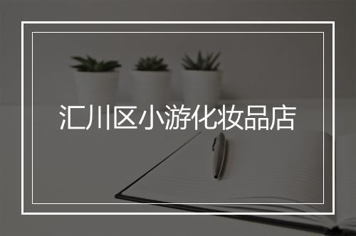 汇川区小游化妆品店