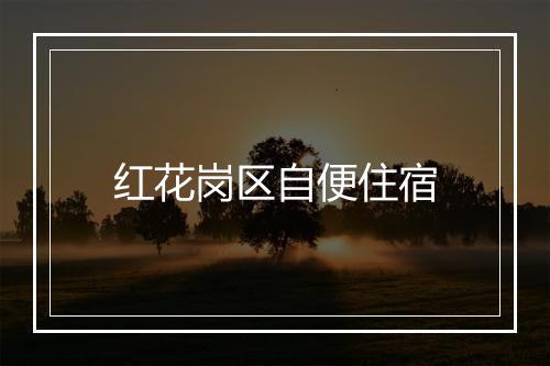 红花岗区自便住宿
