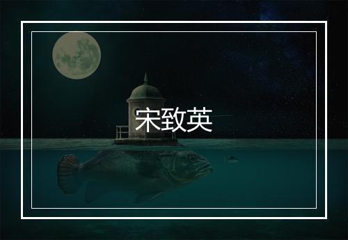 宋致英