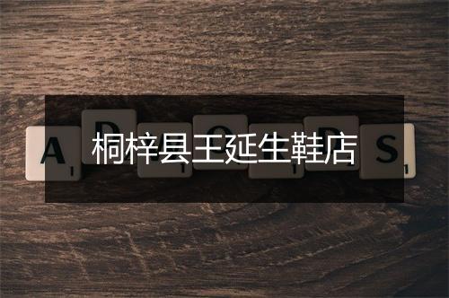 桐梓县王延生鞋店
