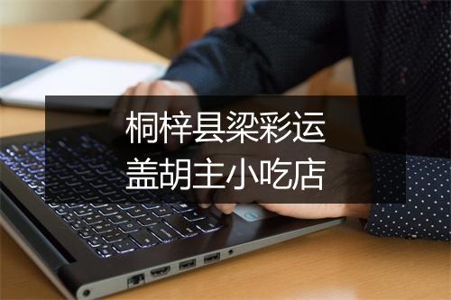 桐梓县梁彩运盖胡主小吃店