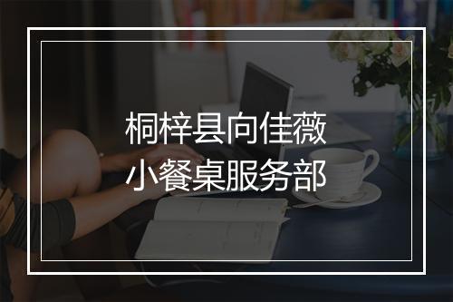 桐梓县向佳薇小餐桌服务部
