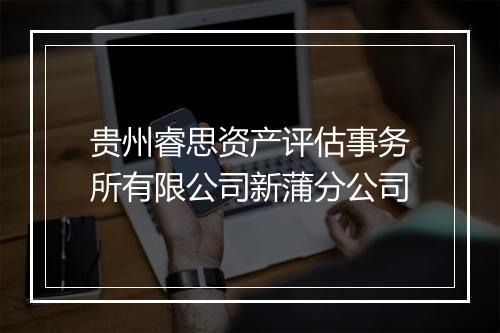 贵州睿思资产评估事务所有限公司新蒲分公司