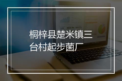 桐梓县楚米镇三台村起步菌厂