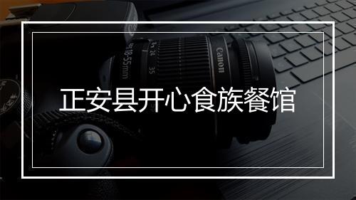 正安县开心食族餐馆