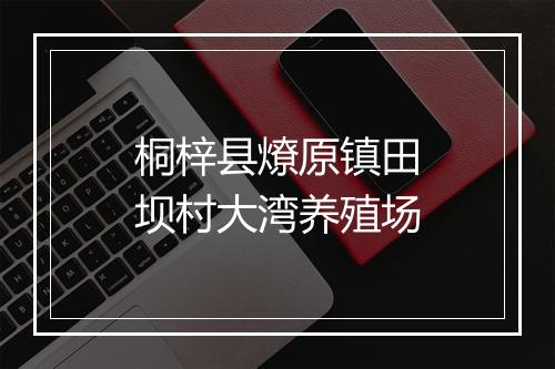 桐梓县燎原镇田坝村大湾养殖场