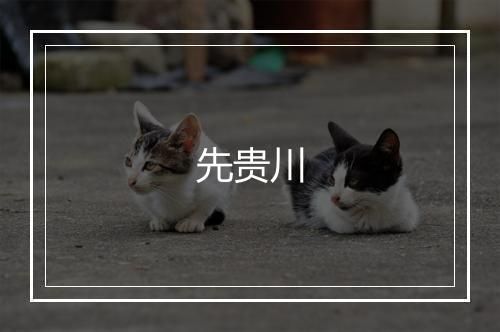 先贵川