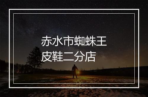 赤水市蜘蛛王皮鞋二分店