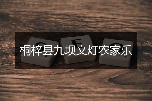 桐梓县九坝文灯农家乐