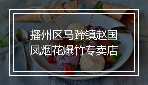 播州区马蹄镇赵国凤烟花爆竹专卖店