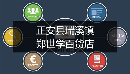正安县瑞溪镇郑世学百货店