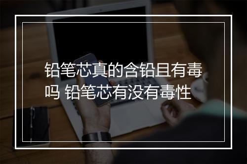 铅笔芯真的含铅且有毒吗 铅笔芯有没有毒性
