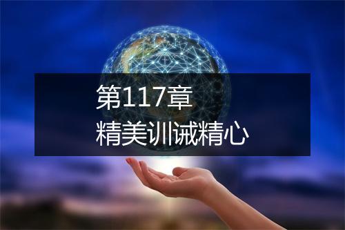 第117章 精美训诫精心
