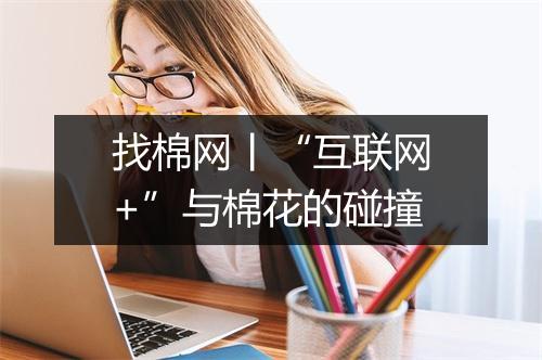找棉网丨“互联网+”与棉花的碰撞