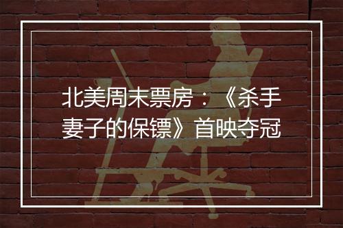 北美周末票房：《杀手妻子的保镖》首映夺冠