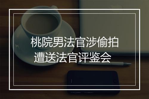 桃院男法官涉偷拍 遭送法官评鉴会