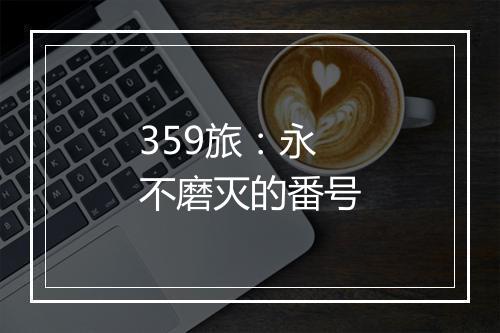 359旅：永不磨灭的番号