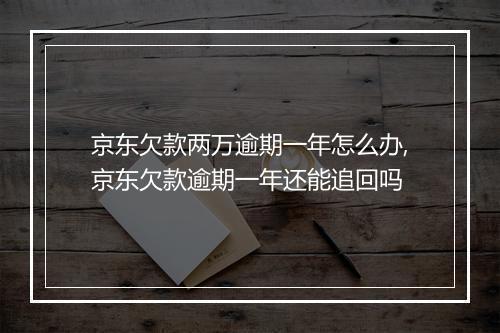 京东欠款两万逾期一年怎么办,京东欠款逾期一年还能追回吗
